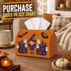 1pc Cartoon Spooky Halloween Tissue Box | Multi-Functional Halloween Napkin Dispenser, 2 Sizes for Home And Halloween Car Decor Witch Character Haunte