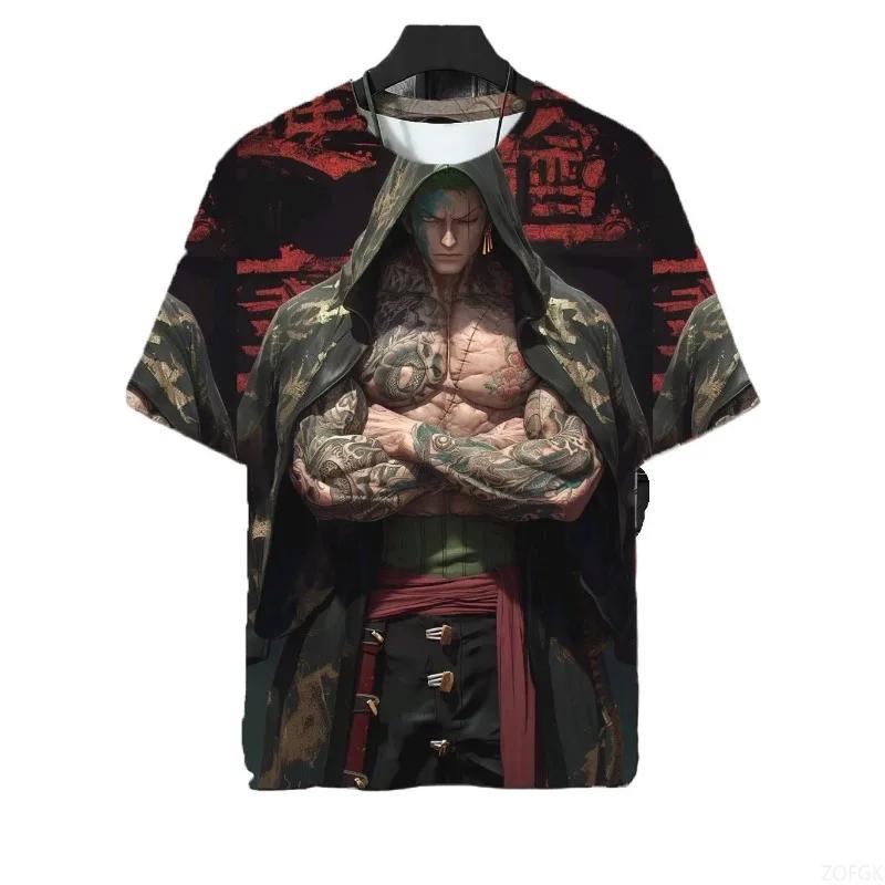 Japanese Samurai Girl Tattoo T-shirt 3D Beautiful Printed XXS