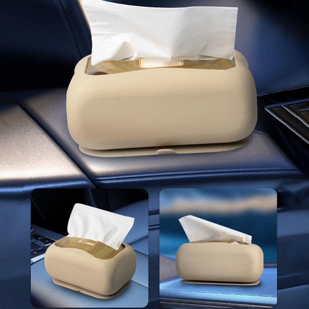 Anti-Wear Desktop Tissue Drawer Super Soft Car Tissue Box High Quality Suction Cup Tissue Box