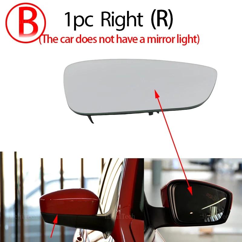For Volkswagen VW Polo 5 MK5 6R 6C 2010-2016 High Quality Car Left or Right Mirror Heated Side Mirror Glass Rearview Mirror Lens