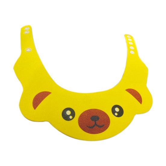 

Baby Shampoo Cap Smooth Edge Ear Protection Reusable Kids Bathing Hair Wash Hat Home Use жёлтый