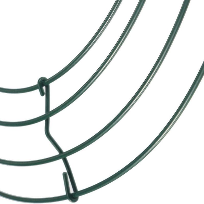 Wire Wreath Frame Metal Round Wreath Frame Base Christmas Metal Wire Frame Form Holiday Party Decoration Making Kit for Floral