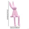 Figurine Iepuraș pentru Expunere Sculptură Animal Raft Birou