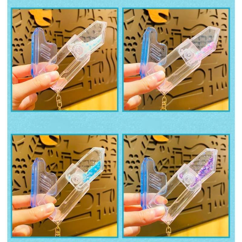 Trendiger Karottenmesser Schlüsselanhänger Lustiges Stressabbau-Spielzeug für Paare und Freunde