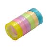 6 Rolls/Set Decorative Tape Sticky Paper Rainbow Washi Masking Tape Stationery