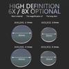 AV41 8x /6x Archery Scope Lens 45mm/35mm Diameter Convex Lenses Archery Compound Bow Scope For Bow Magnifier Accessories