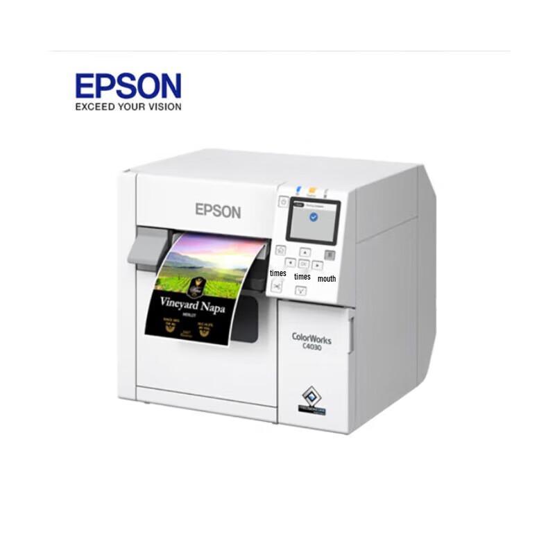 Epson CW-C4030 Full-Color Inkjet Label Printer CN plug (adapter included)