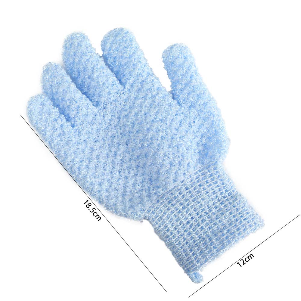 Body Brush SPA Foam Body Massage Sponge Scrub Gloves Five-Finger Bath Gloves Shower Gloves