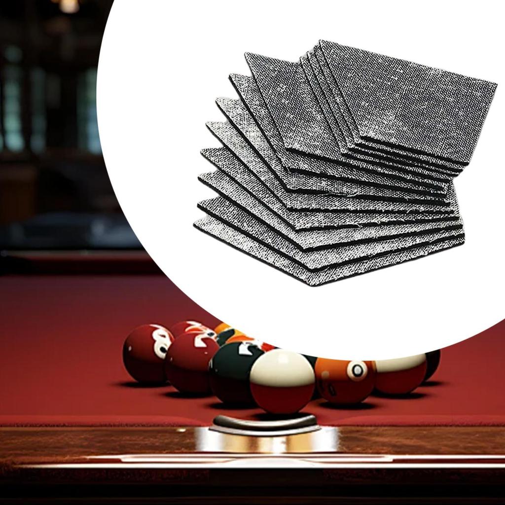 12 kusů Chrániče mantinelu kulečníkového stolu Vložky Příslušenství Snookerová gumová podložka pro
