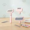 Pet Hair Remover Stainless Steel Self-Cleaning Comb Dog Cat Brushes Pet Cleaning Grooming Products With Release Button