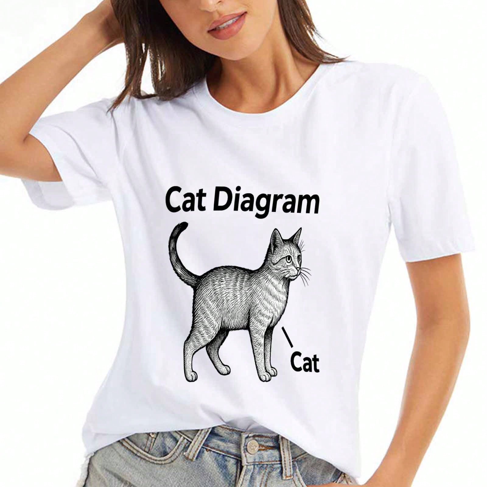 Cartoon Waffle Ladies Cotton T Shirt, Premium Cotton HighQuality Printing, Durable, Casual Fashion, Funny Food Tee, Cute Waffle Graphic TShirt, Carto S разноцветный