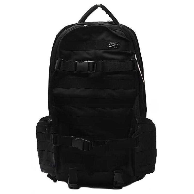 Nike Polyester Backpack Regular Unisex Pure Black Casual BA4592-007
