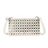 Punk Rivet Crossbody Bags for Women Soft PU Leather Shoulder Bag Luxury Studded Purses and Handbags Square Phone Flap Clutch NEW