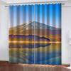HUANZHUANG Curtains for Windows Living Room 3D Beautiful Landscape Scenery Blackout Curtains for Bedroom 2 Panels Boys Girls