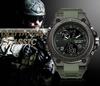 Findtime Digitale Militaire Dubbele Alarm Japanse Handleiding Groen I Herenhorloge, Analoog-Digitaal, Waterdicht, Horloge, Stopwatch, Sport, Tijd,