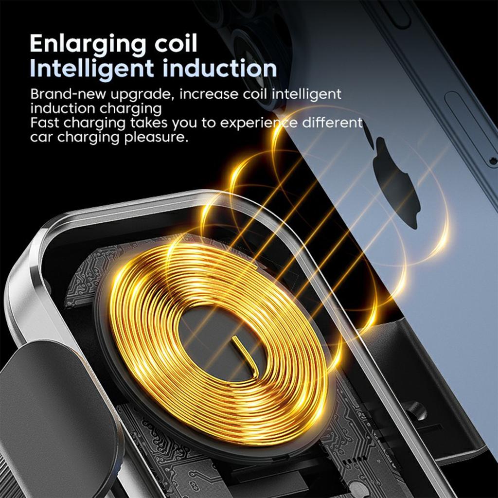 X10s 66W High Power Intelligent Induction Car Air Vent Hook Wireless Charger