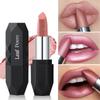 Nude Pink Pearlescent Glitter Matte Lipstick Metallic Waterproof Long Lasting Rose Pink Shimmer Diamond Lipstick Makeup Cosmetic