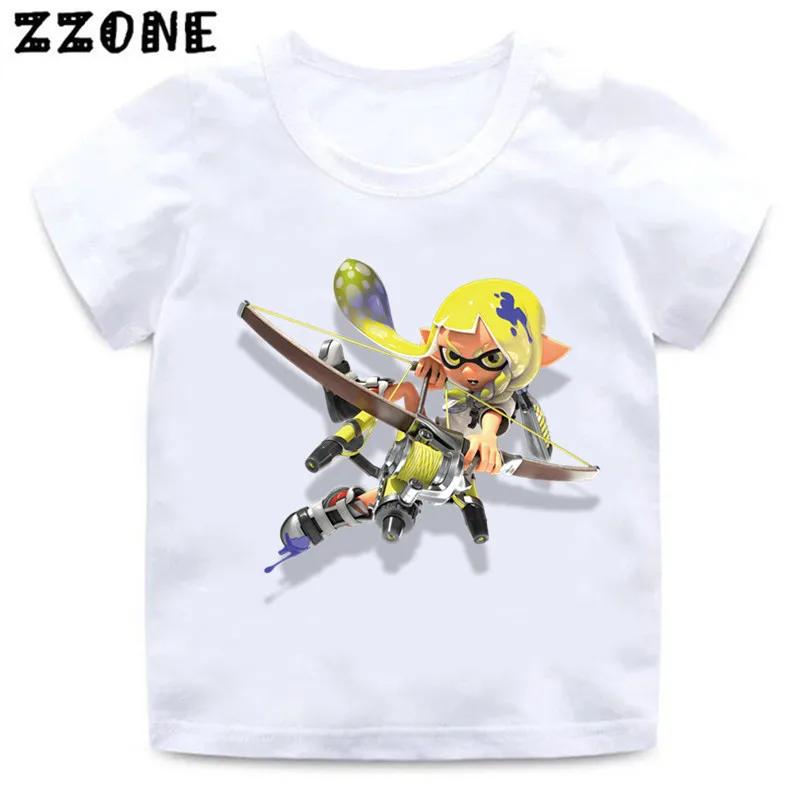 Splatoon 3 Funny Game Cartoon Kids TShirts Octolings Splatlands Girls Clothes Baby Boys T shirt Summer Children Topsooo5839