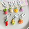 Sturdy Resin Vegetable Keychain Fashionable Phone Chain Decoration For Girls Gift Giving