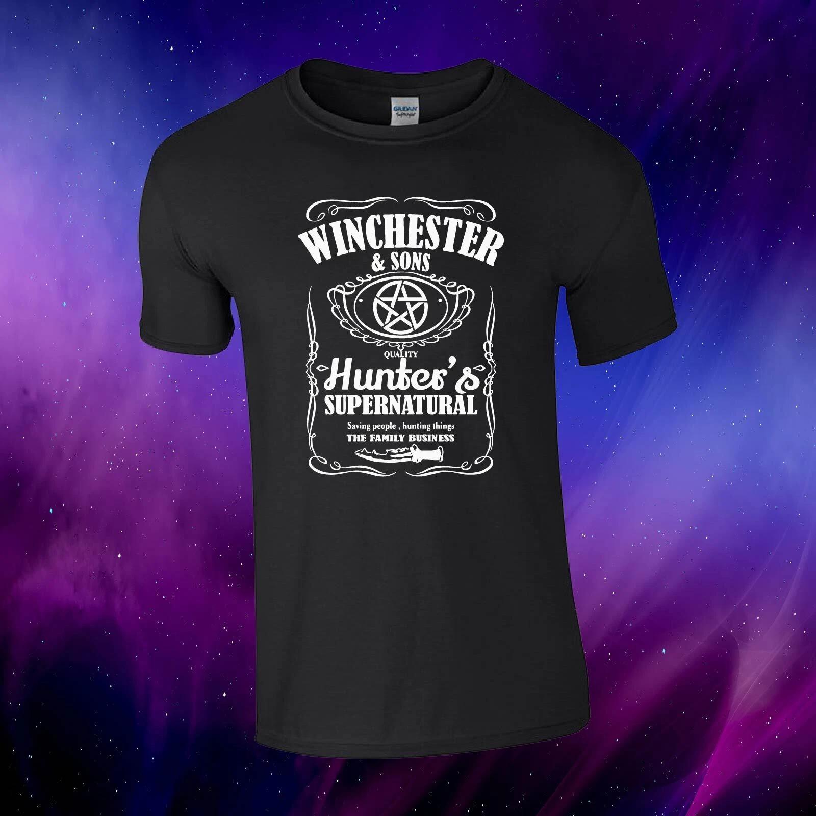 Winchester & Sons Supernatural Inspired Sam Dean Gift Kids/Adults Top T-shirt 3XL