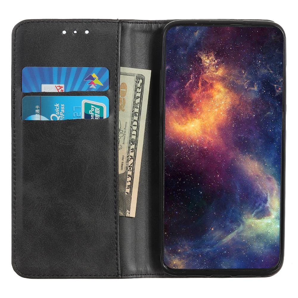 

For Google Pixel 8 Split Leather Phone Case Folio Flip Stand Wallet Shockproof Protective Cover Red