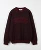 NODU Logo Ring Round Knit [Dark Red]