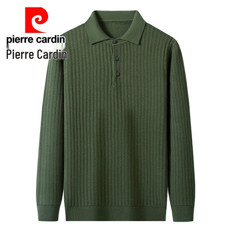 Pierre Cardin Men's Polo Collar Knit Sweater