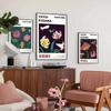 Yayoi Kusama Art Flower Poster Canvas Painting Abstract Prints and Posters HD Wall Art for Home Study Living Room Decor Unframed