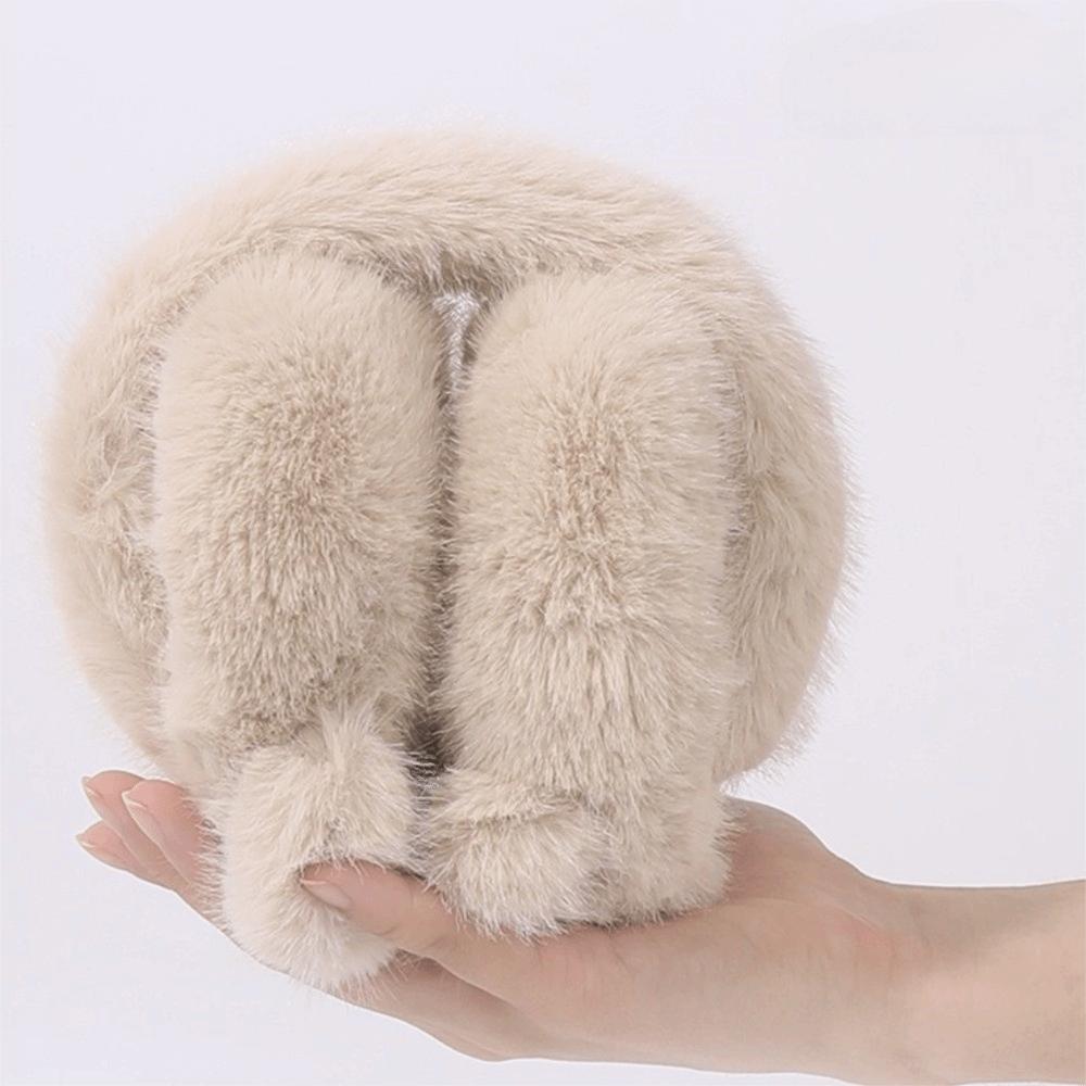 Thicken Bear Plush Earmuffs Windproof Cold-proof Ear Mask Portable Winter Ear Warmer  Holiday Gifts