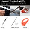 Vinyl Wrap Tools Window Tint Kit Car Wrapping Tools Film Squeegees Plastic Scraper Wrap Knife Magnetic Holders Foil Tool
