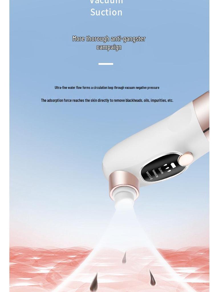 Portable Bubble Blackhead Remover & Facial Pore Cleaner with Oxygen Injection