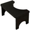 Ergonomic Bamboos Toilet Step Stool with Sturdy Base for Bathroom Safety and Comfortable Postures Support Daily Use