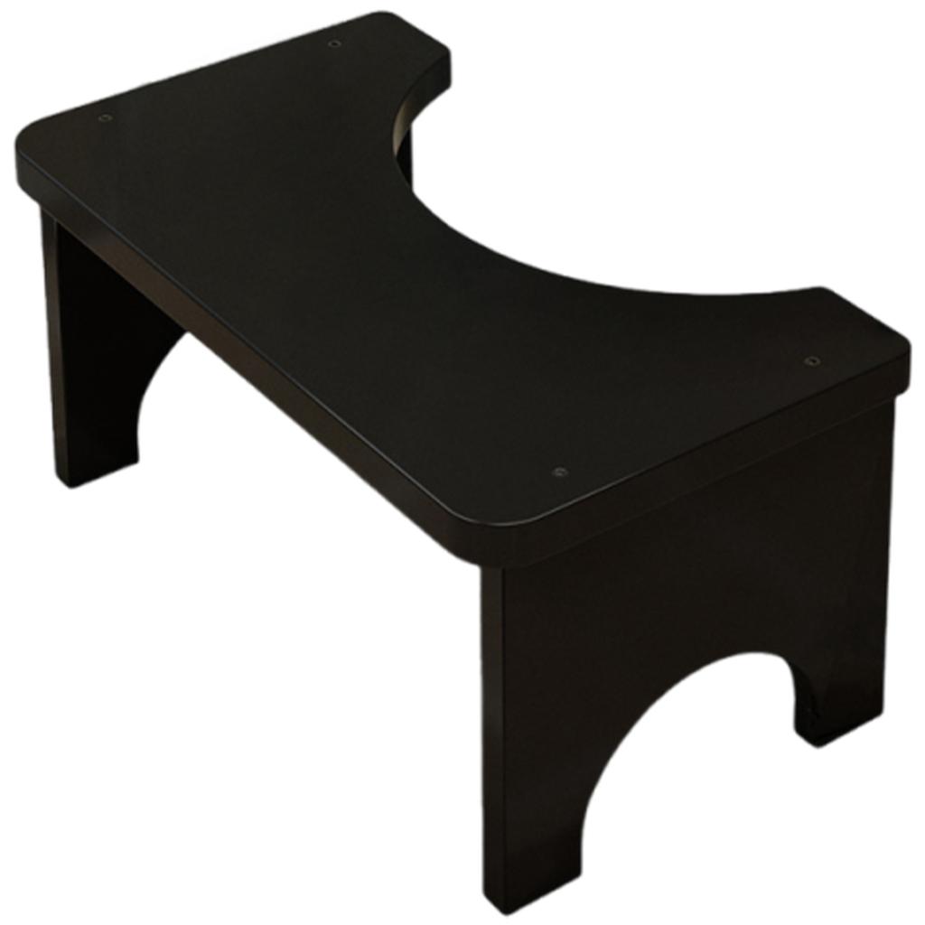 Ergonomic Bamboos Toilet Step Stool with Sturdy Base for Bathroom Safety and Comfortable Postures Support Daily Use