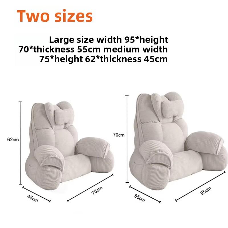 Backrest Cushion Lumbar Support Pillow Pregnancy Comfortable Reading Relaxing Nursing Pillows Lounger Pad Washable Cover