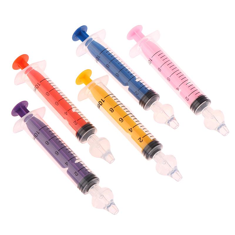 1Pc 10Ml Baby Silicone Nasal Aspirator Nasal Syringe For Infant Safe Nasal Washer Needle Tube Cleaner Newborns Nose Cleaner