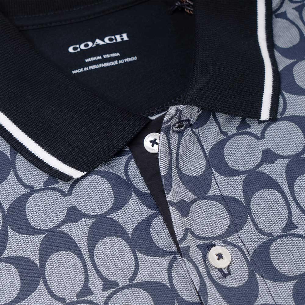 Coach SS23 Polo Shirt Men's Black C9605-RBC