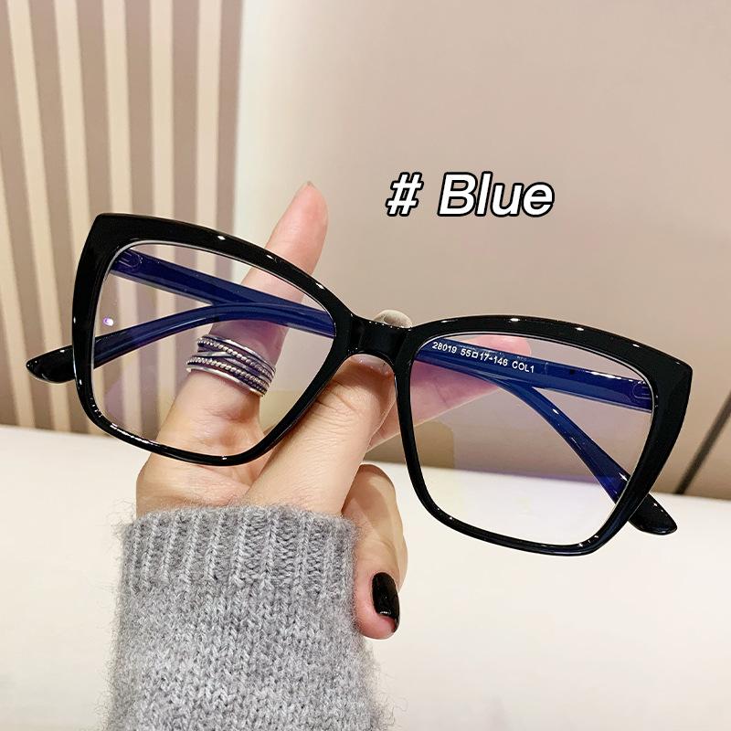 New European and American Square Women s Retro Flower-wrapped Simple Glasses