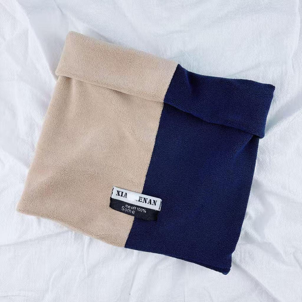 Męski polarowy komin rowerowy w stylu koreańskim - Wiatroodporny i ciepły na jesień/zimę