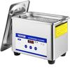 0.8L Ultrasonic Cleaners Digital Heater Timer for Cleaning Jewelry Cleaning Eyeglass 35W Stainless Steel for Commercial Personal Home Use