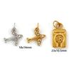 1 Piece 304 Stainless Steel Travel Charms Multicolor Clear Rhinestone Airplane Pendants For Keychains Necklace Jewelry Making