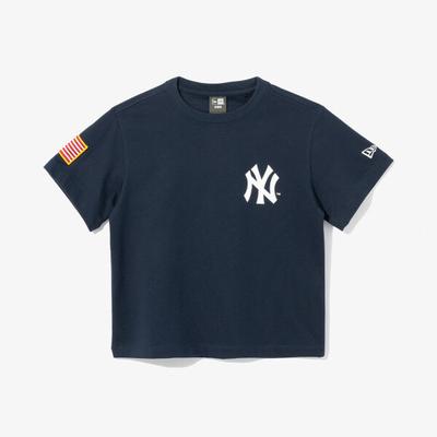 New Era New York Yankees World Series Champion T shirT Evening Blue 14700224