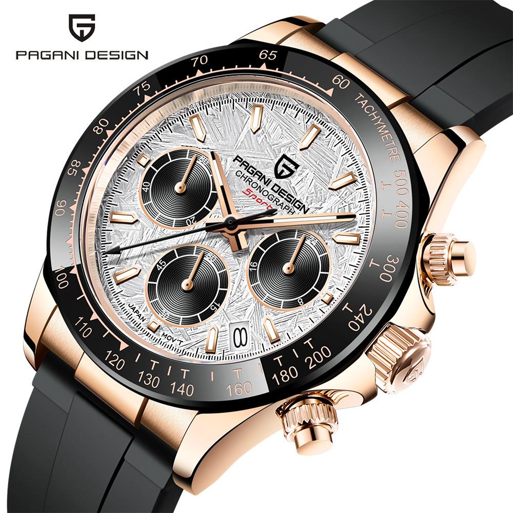 Pagani Design New TOP Brand Luxury Men's Watch with Box Multi-functional 100m Waterproof Fashion Luminous Men's Quartz Watches