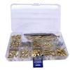 9-Piece Guitar Accessory Screw & Strap Button Set - Silver, Black, Gold