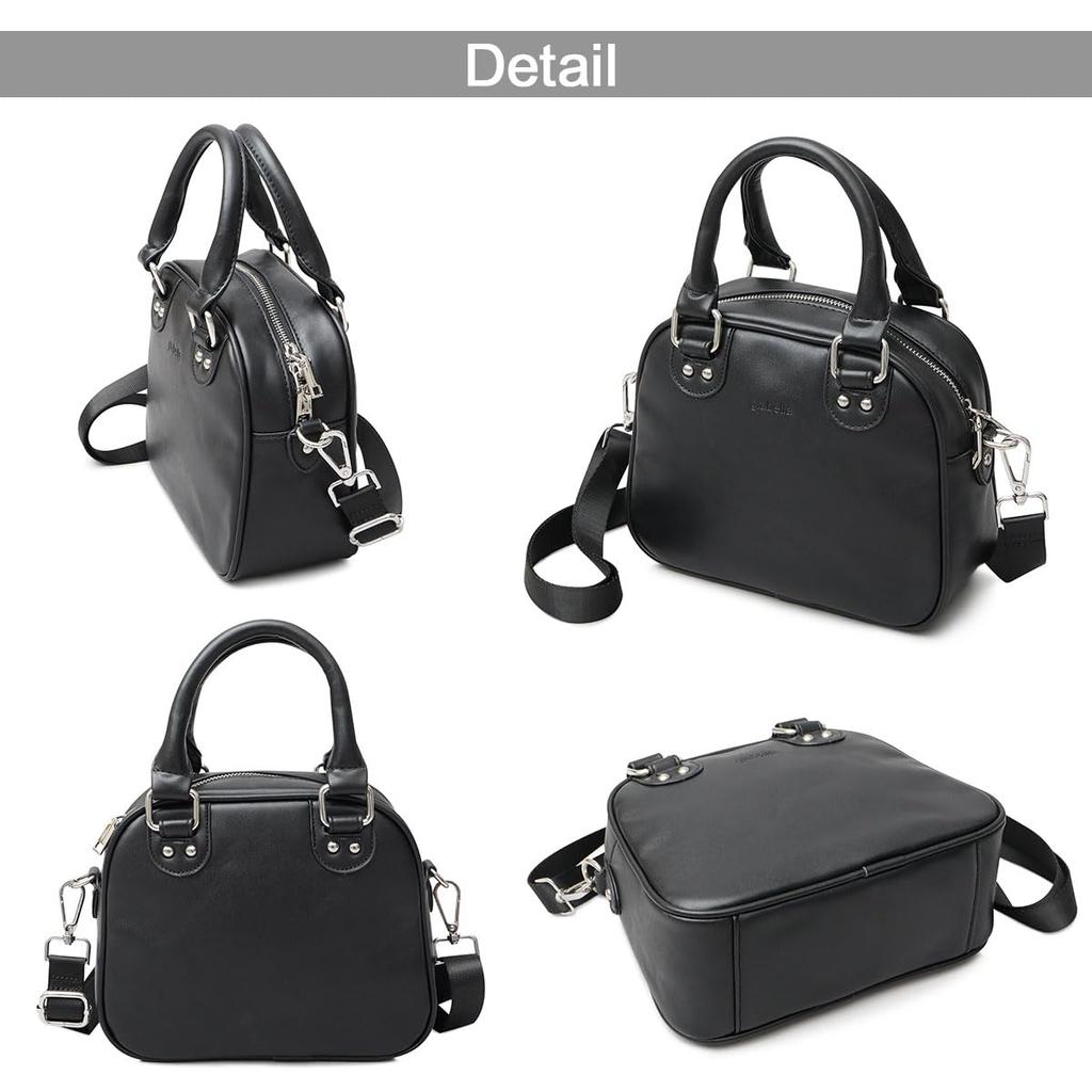 [Register] Grabella Shoulder Bag, Handbag, Men's and Women's, 2-Way Mini Bag, Small, Handbag, Crossbody Bag, Cowhide Leather, Solid Color