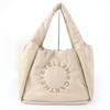 Excellent Logo Puffy Tote Bag Circle Logo Pouch Included Used
