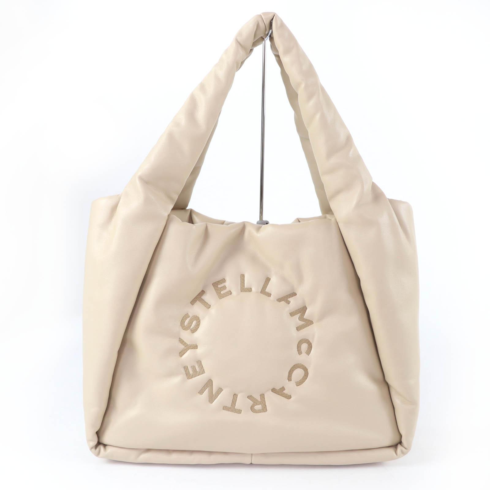 

Excellent Stella McCartney Logo Puffy Tote Bag Circle logo pouch included Used