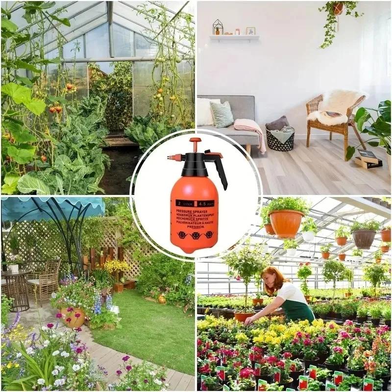 Garden/Car Water Sprayer - High-Pressure Air Pump Sprayer, Hand Pressure Sprayer, Sterilizing Sprayer, Auto/Plant Cleaning Tool