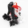 2~60Pcs Black-White Dot Bungee Cord Sun Shade Net Installation Accessories Outdoor Tent Canopy Tarp Elastic Oxford Rope Ties