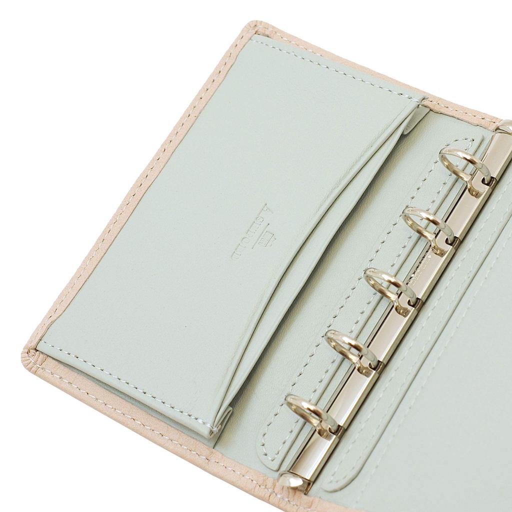Ashford System Notebook Mini Size Modern Grace Flap Ring Diameter 13mm 20 5-Hole [Venus Lake]