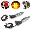 Pair Front Turn Signal Indicator LED Light 12V Replacement for S1000RR R1200GS F800GSClear Lens